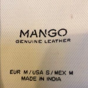 Mango Jackets & Coats - Women’s genuine black leather jacket. Size small. Mango Jackets & Coats - Women’s genuine black leather jacket. Size small.